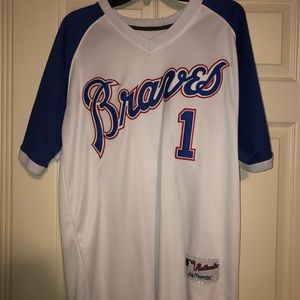 Braves Stitched Throwback Jersey